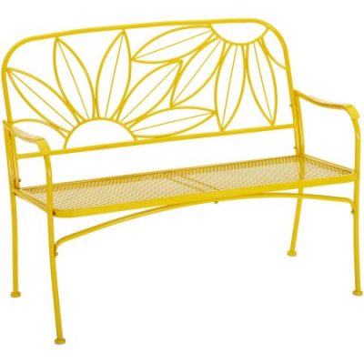 Walmart – Mainstays Hello Sunny Outdoor Patio Bench, Yellow Only $61.00 (Reg $71.65) + Free 2-Day Shipping