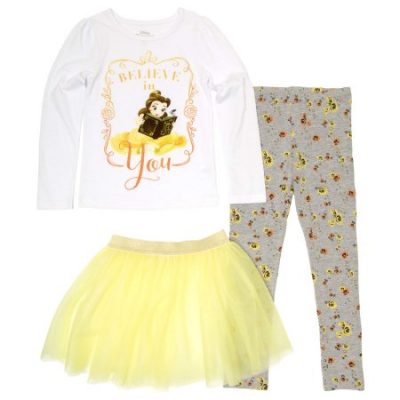 Walmart – Disney’s Beauty & the Beast Belle Toddler Girl Long Sleeve T-shirt, Legging & Tutu 3pc Outfit Set Only $13.00 (Reg $15.97) + Free Store Pickup