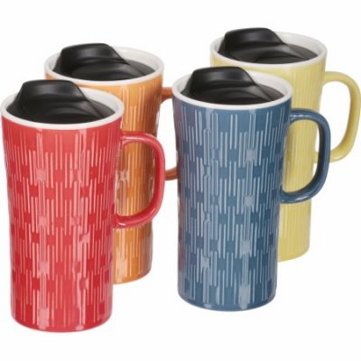 Walmart – Mainstays Travel Mugs, Set of 4 Only $11.87 (Reg $18.99) + Free Store Pickup