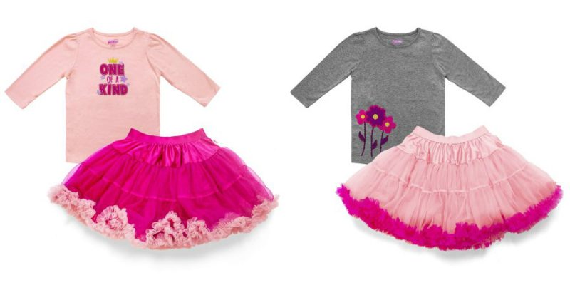 Walmart – Only Girls Graphic 3/4 Puff Sleeved Top and Ruffled Tutu Skirt Set Only $8.00 (Reg $17.88) + Free Store Pickup