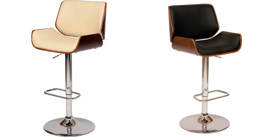 Walmart – Armen Living London Swivel Barstool, Cream/Walnut Veneer and Chrome Base Only $88.00 (Reg $237.00) + Free Shipping