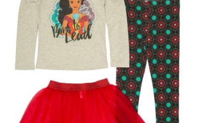 Walmart – Elena of Avalor Little Girls’ 4-6X “Born to Lead” Long Sleeve T-shirt, Legging & Tutu 3-Piece Outfit Set Only $10.50 (Reg $15.97) + Free Store Pickup