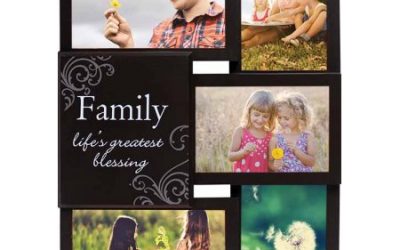 Walmart – Mainstays 5-Opening Family Collage Picture Frame, Brown Only $7.88 (Reg $9.96) + Free Store Pickup