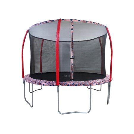 Walmart – XDP Recreation 12-Foot Trampoline, with Steel Flex Safety Enclosure, Freedom Pattern Only $177.60 (Reg $303.15) + Free 2-Day Shipping