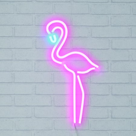 Walmart – Mainstays Flamingo Flex Neon on Die Cut Frame Only $24.88 (Reg $36.00) + Free Store Pickup