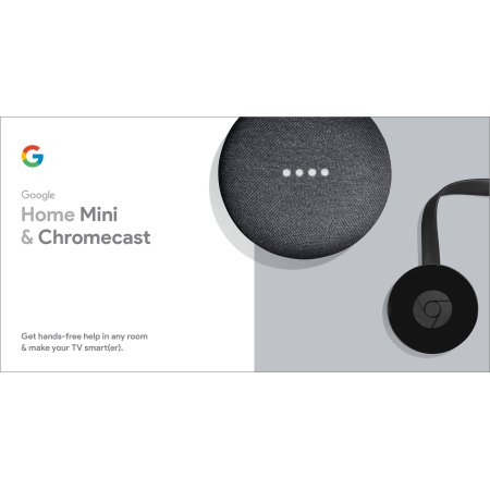 Walmart – Google Home Mini and Chromecast Bundle- Walmart Exclusive Deal Only $66.00 (Reg $74.00) + Free Store Pickup