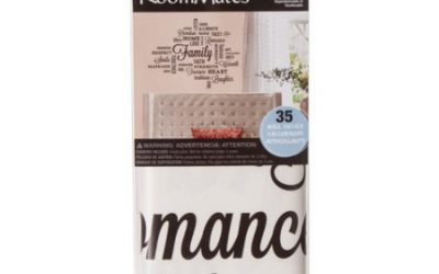 Walmart – RoomMates Peel and Stick Decor Wall Decals Family Quotes 34 Pieces Only $5.87 (Reg $7.69) + Free Store Pickup