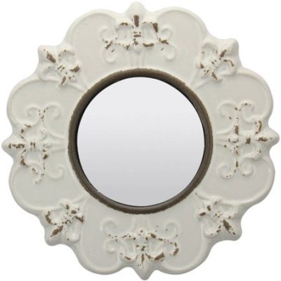 Walmart – Worn White Ceramic Distressed Wall Mirror Only $14.99 (Reg $20.49) + Free Store Pickup