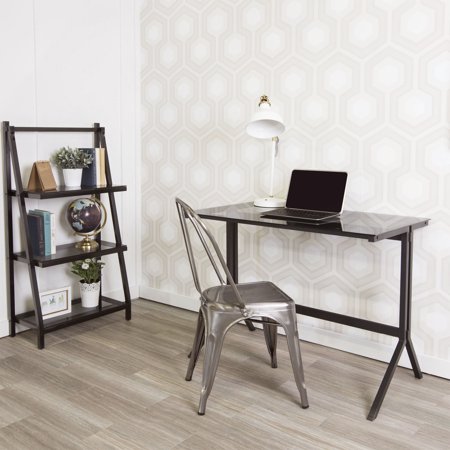 Walmart – Modern Home Office 48″ Glass Desk and Shelf Combo – Smoke/Black Only $149.86 (Reg $171.90) + Free Shipping