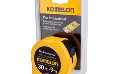 Walmart – Komelon 4930IM 30-foot Yellow Professional (Inch/Metric) Tape Measure Only $6.76 (Reg $8.53) + Free Store Pickup