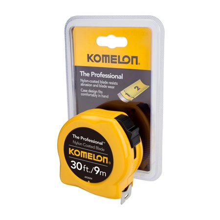 Walmart – Komelon 4930IM 30-foot Yellow Professional (Inch/Metric) Tape Measure Only $6.76 (Reg $8.53) + Free Store Pickup