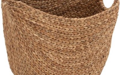 Walmart – DecMode Woven Seagrass Basket With Braided Handles, Jute Brown Only $37.97 (Reg $45.97) + Free Shipping