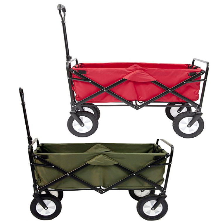 Amazon – Mac Sports Collapsible Folding Outdoor Utility Wagon, Red Or Green Only $49.99 (Reg $64.99) + Free Shipping!