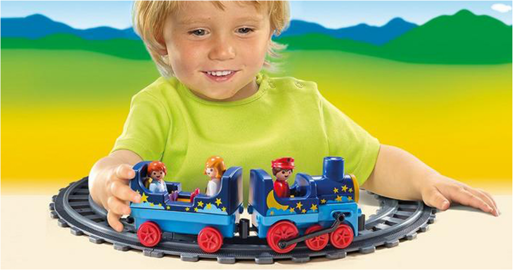 PLAYMOBIL 1.2.3 Night Train w/ Track Only $13.99 (Regularly $25)