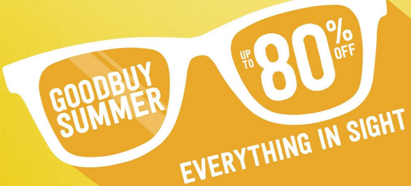 Crazy 8 – Goodbye Summer Sale with Up To 80% Off The Entire Store