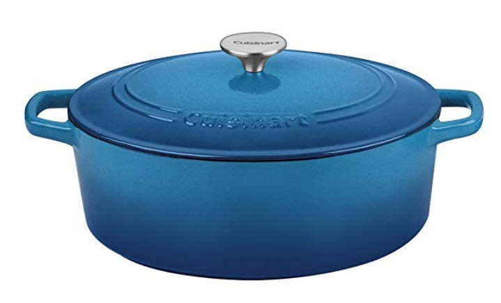 Amazon – Up to 72% Off Cuisinart Cast Iron Cookware (Today Only) – Gradient Blue, 5.5 Qt Only $54.99 (Reg $180.00)