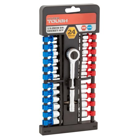 Walmart – Hyper Tough 23-Piece Ultra Steel SAE and MM Socket Set Only $4.64 (Reg $7.47) + Free Store Pickup