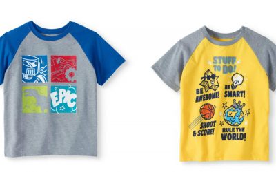 Walmart – 365 Kids From Garanimals Boys’ Short Sleeve Graphic Raglan Tee Only $2.50 (Reg $4.97) + Free Store Pickup