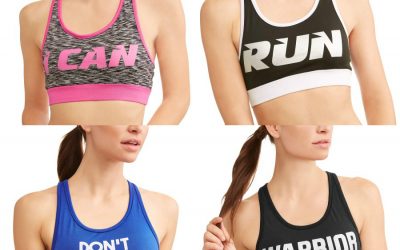 Walmart – Women’s Active Graphic Fitspiration Performance Sports Bra Only $3.50 (Reg $11.96) + Free Store Pickup