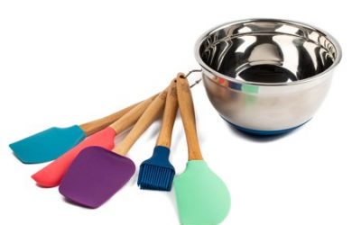 Walmart – Thyme & Table Kitchen 6 Piece Set – 5 Pieces Silicone and Beechwood Set with Stainless Steel Mixing Bowl Only $19.88 (Reg $24.00) + Free Store Pickup