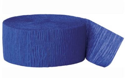 Walmart – Crepe Paper Streamers, 81 ft, Royal Blue, 1ct Only $1.12 (Reg $2.21) + Free Store Pickup