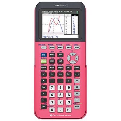 Walmart – Texas Instruments TI-84 Plus CE Graphing Calculator, Coral Only $112.00 (Reg $125.00) + Free Shipping