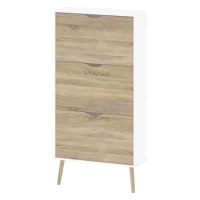 Walmart – TVILUM Diana 3-Drawer Shoe Cabinet, White/Oak Structure Converted to Inflex Kit Only $117.59 (Reg $142.04) + Free Shipping