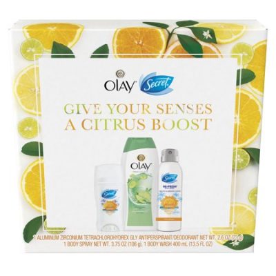 Walmart – Secret & Olay Citrus Boost Special Pack Only $4.94 (Reg $9.88) + Free Store Pickup