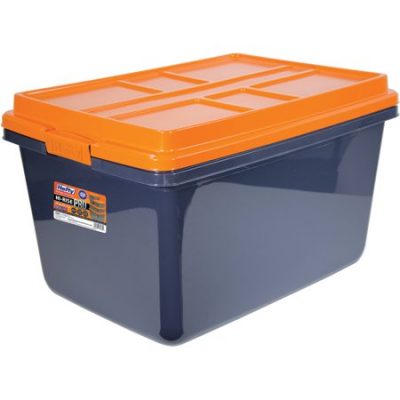 Walmart – Hefty HI-RISE PRO Heavy Duty Storage Bins, 72 Qt. Latch Storage Box, Orange/Gray Only $8.08 (Reg $10.84) + Free Store Pickup