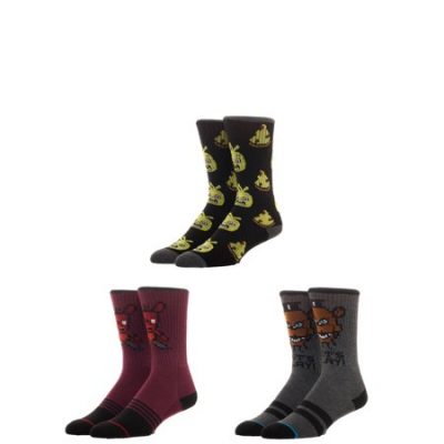 Walmart – Five Nights At Freddy License Men’s Five Nights at Freddy’s Athletic Cushion Crew Socks 3-Pack Only $3.50 (Reg $8.00) + Free Store Pickup