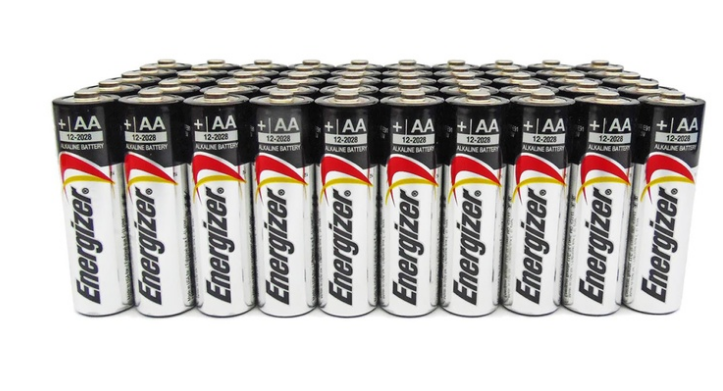 Energizer Max AA or AAA Alkaline Batteries (50-Pack) Only $22, Reg $62