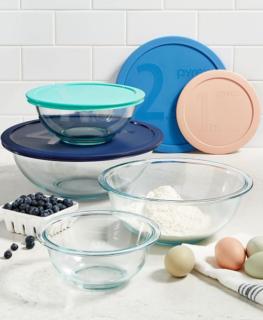 Macy’s.com – Pyrex 8-Piece Mixing Bowl Set, Only $19.99 at Macy’s – Reg. $42.99!