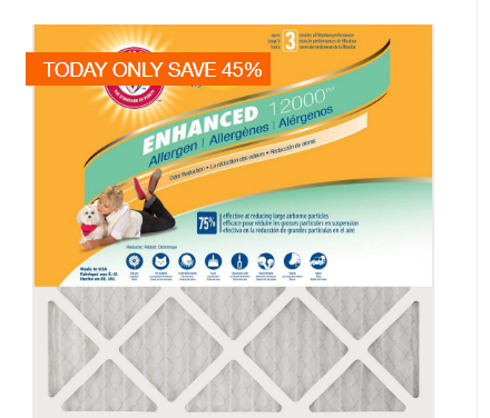 Home Depot – Arm & Hammer 12-Pack Air Filters Only $54.45 (Just $4.54 Per Filter) + Free Shipping!