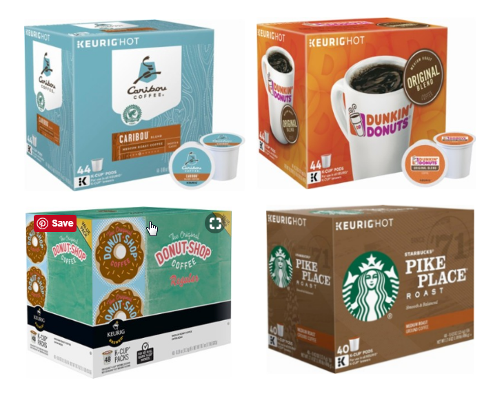 Bestbuy.com – K-Cups 40-48ct Packs ONLY $19.99 – Starbucks, Caribou, Dunkin Donuts, Donut Shop and Lots More