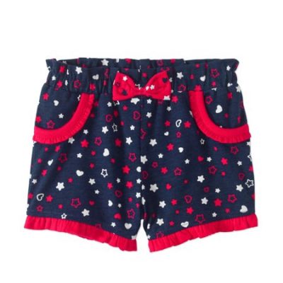 Walmart – Americana Baby Girl Bow Knit Shorts Only $2.50 (Reg $4.88) + Free Store Pickup