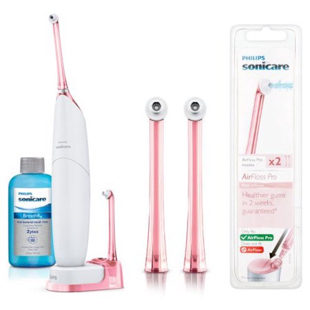 Walmart – Philips Sonicare AirFloss Ultra, 2 Bonus Replacement and Mouthwash, Pink Only $65.00 (Reg $72.53) + Free 2-Day Shipping