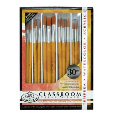 Walmart – Royal Brush Golden Taklon Brush Classroom Value Pack, Pack of 30 Only $14.99 (Reg $17.89) + Free Store Pickup