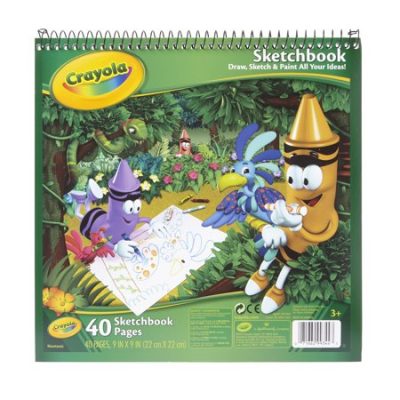 Walmart – Crayola Heavy Weight Sketchbook, 9 X 9 in, 40 Sheets, White Only $1.80 (Reg $2.25) + Free Store Pickup