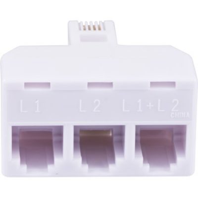 Walmart – ONN 2-Line White Triplex Telephone, Modem and Fax Adapter, ONB16TE002 Only $0.98 (Reg $5.96) + Free Store Pickup