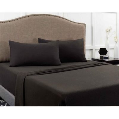 Walmart – Mainstays Jersey Knit Queen Sheet Set, Black Only $10.34 (Reg $20.72) + Free Store Pickup