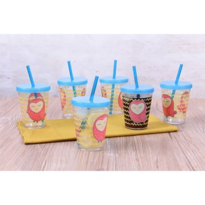 Walmart – Mainstays Melamine Girl Owl 6-Pack Tumblers Set Only $4.88 (Reg $16.97) + Free Store Pickup