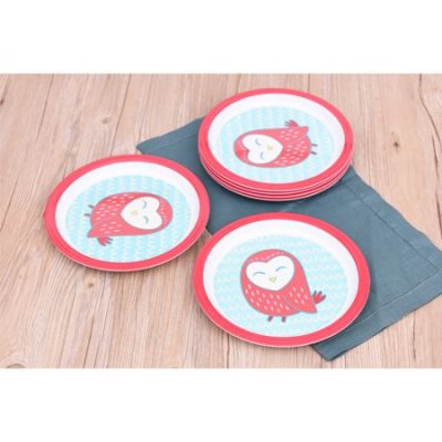 Walmart – Mainstays Melamine Girl Owl 6-Pack Plate Set Only $3.44 (Reg $17.44) + Free Store Pickup