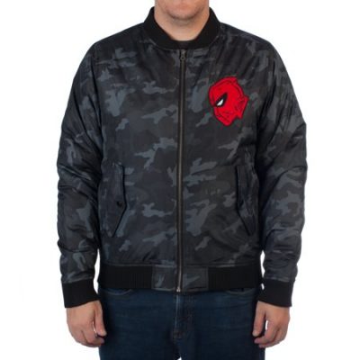 Walmart – Super Heroes Marvel Men’s Deadpool Charcoal Camouflage Polyester Bomber Jacket Only $7.50 (Reg $24.88) + Free Store Pickup