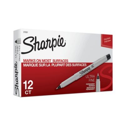 Walmart – Sharpie Permanent Markers, Ultra Fine Point, Black, 12 Count Only $7.49 (Reg $11.20) + Free Store Pickup