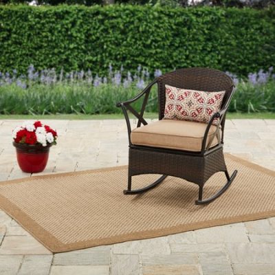 Walmart – Mainstays Skylar Glen Outdoor Rocking Chair, Tan, Seats 1 Only $72.45 (Reg $129.00) +Free 2-Day Shipping