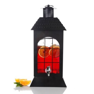 Walmart – Gibson Home Peoria Glass Drink Dispenser with Black House Shape Metal Rack, 1.32 Gallons, Glass Only $9.99 (Reg $29.97) + Free Store Pickup