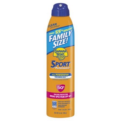 Walmart – Banana Boat Sport Performance Clear Spray Family Size Sunscreen Broad Spectrum SPF 50 – 9.5 Ounces Only $7.89 (Reg $9.44) + Free Store Pickup