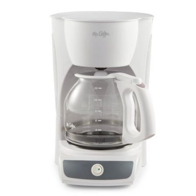 Walmart – Mr. Coffee 12-Cup Switch Coffee Maker, White (CG12) Only $13.88 (Reg $16.88) + Free Store Pickup