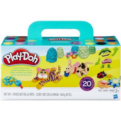 Walmart – Play-Doh Super Color 20 Pack, 60 oz Only $8.49 (Reg $14.96) + Free Store Pickup