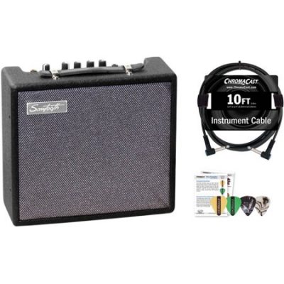 Walmart – Sawtooth 10-Watt Electric Guitar Amplifier with ChromaCast Pro Series Instrument Cable and Pick Sampler Only $44.98 (Reg $49.54) + Free 2-Day Shipping